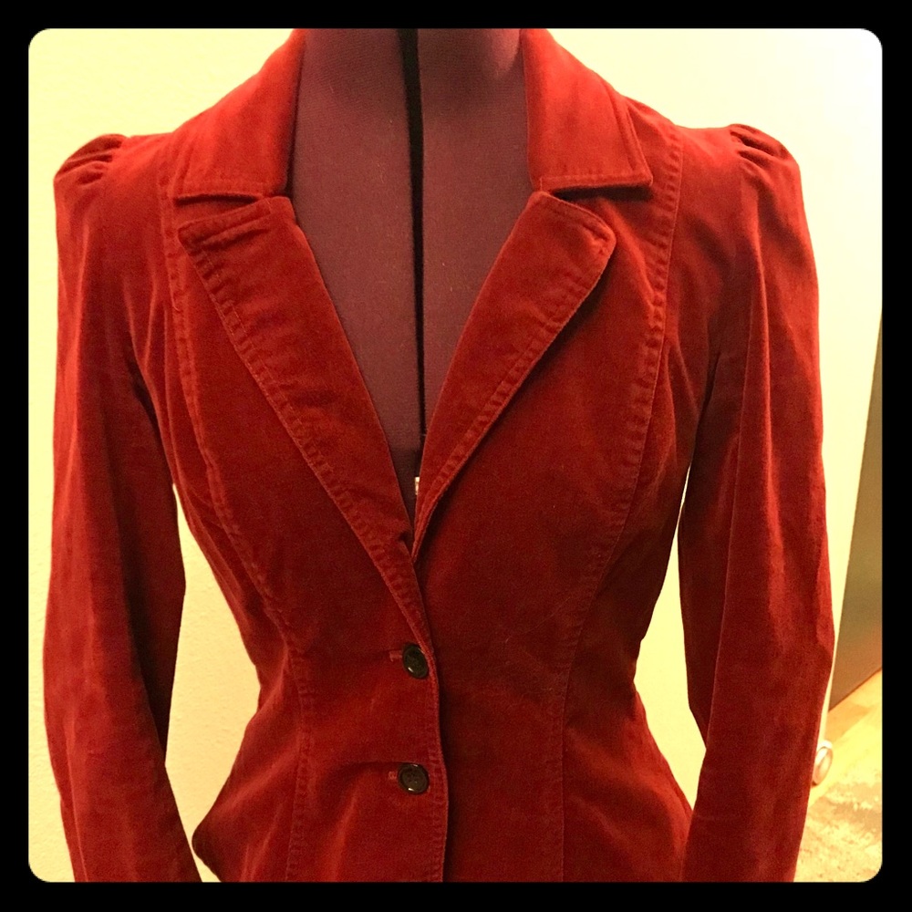 Vintage Betsey Johnson Victorian velvet coat